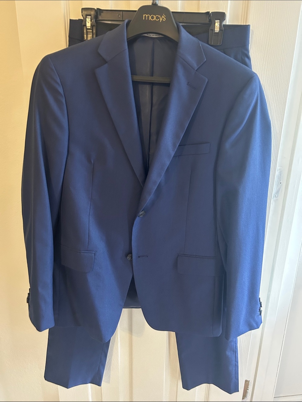 Alfani Men's Cobalt Blue Two-Piece Suit